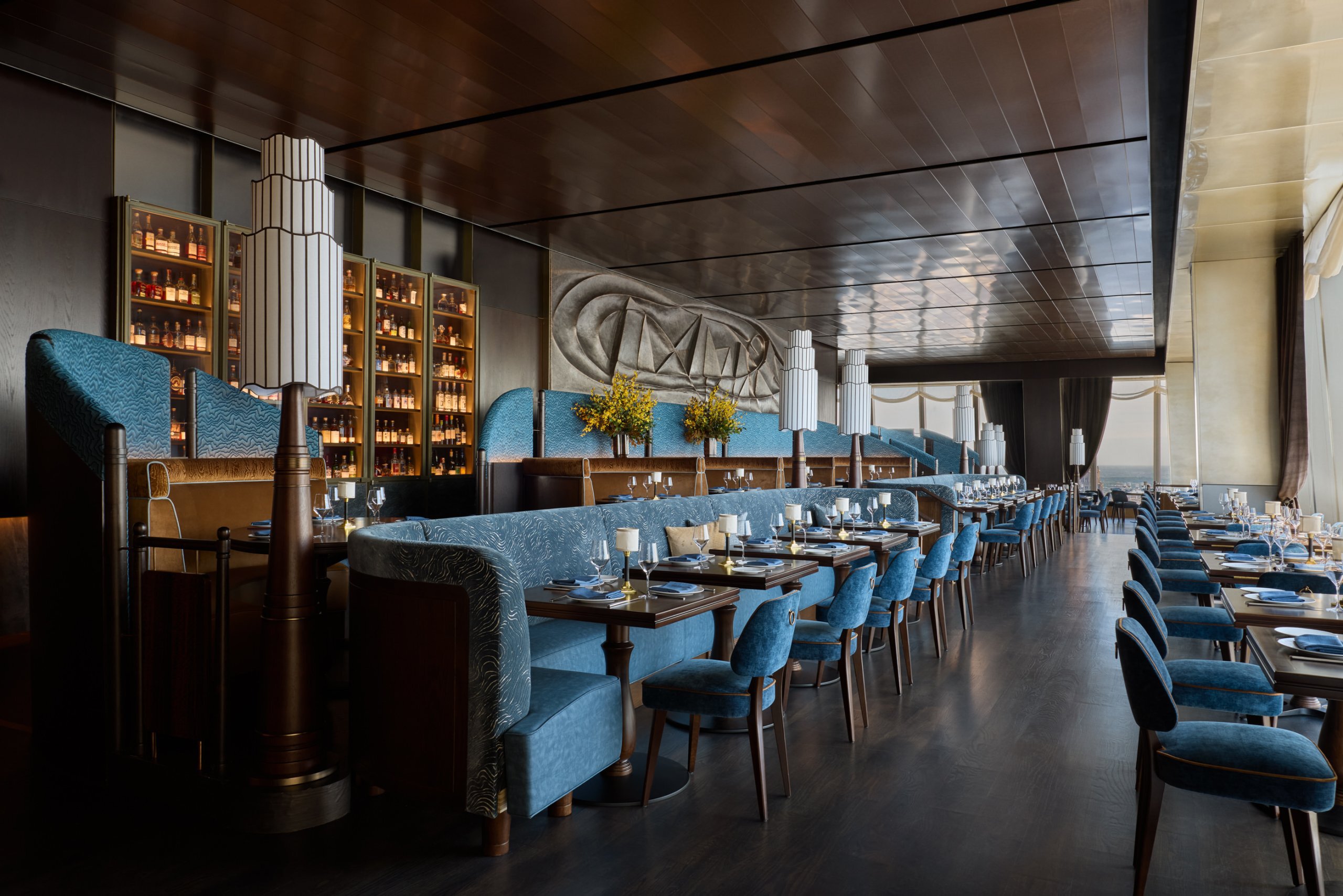 Inside of Peak with Priceless located in Edge NYC, Hudson Yards